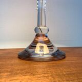 Mid-century German Tiffany glass table lamp by Ingo Maurer, 1960s.