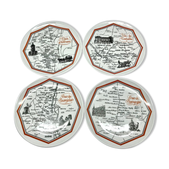 Porcelain plates of Auteuil