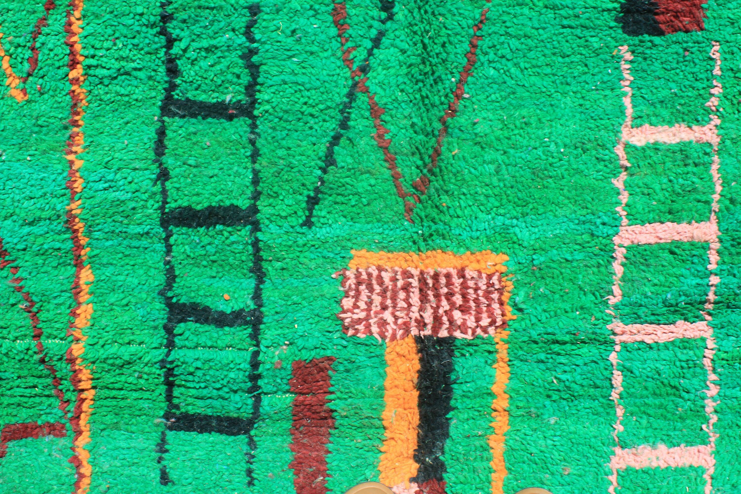 Handmade traditional carpet 250cm x 150cm Moroccan