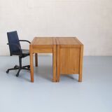Regain solid elm desk and chest of drawers set