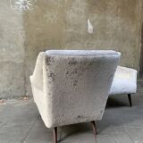 Pair of armchairs in velvet Fendi Casa
