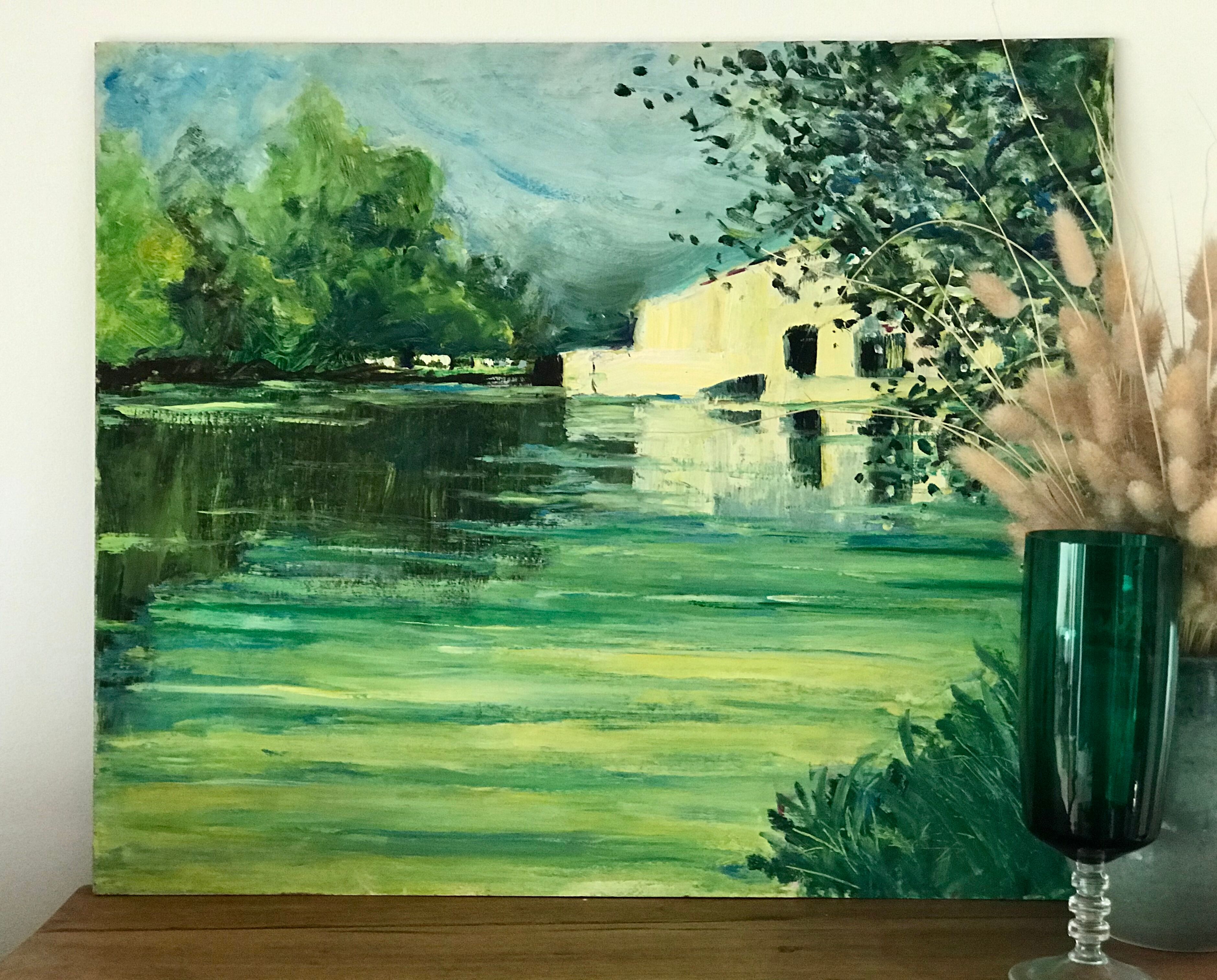 Painting on panel