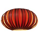 Large Rare Midcentury Veneer Pendant ULUV, 1960s