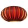 Large Rare Midcentury Veneer Pendant ULUV, 1960s