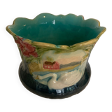 Cache pot barbotine