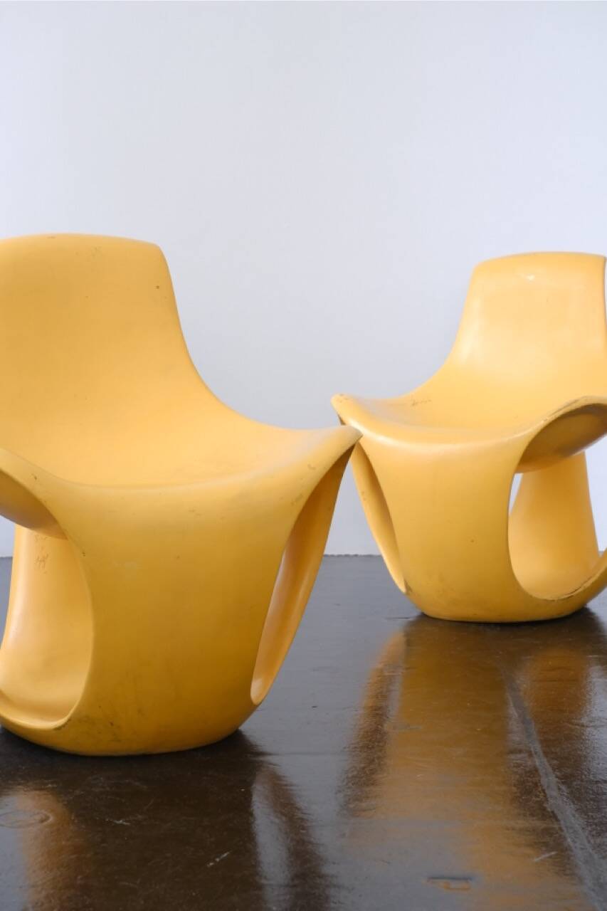 Space Age chair in the style of Danielle Quarante.