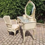 Antique dressing table with chair, 1920