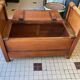 Wooden chest bench
