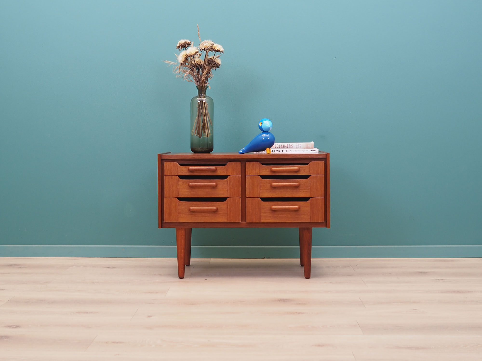Teak chest of drawers, Danish design, 60s, made in Denmark