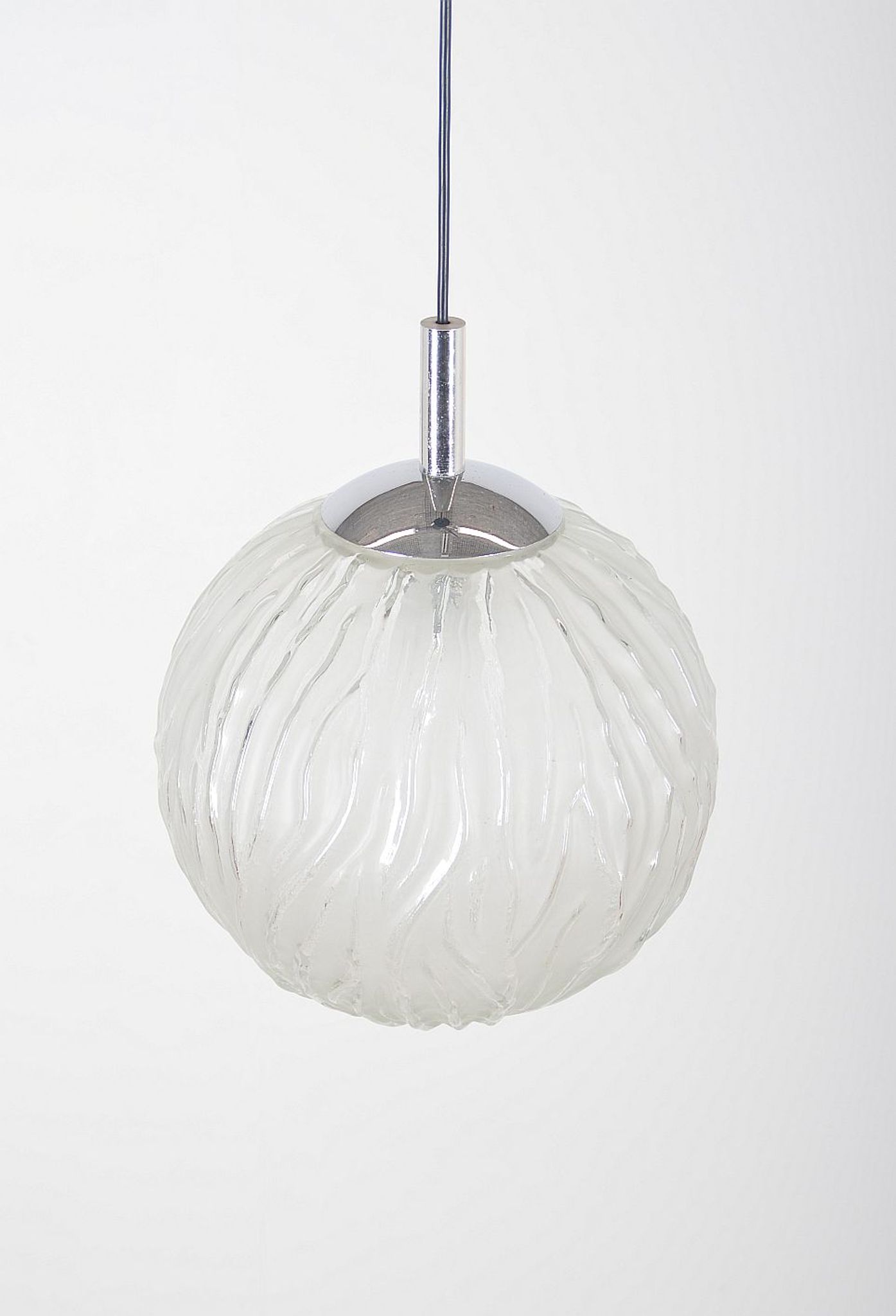 Mid-century globe hanging lamp, 1970s
