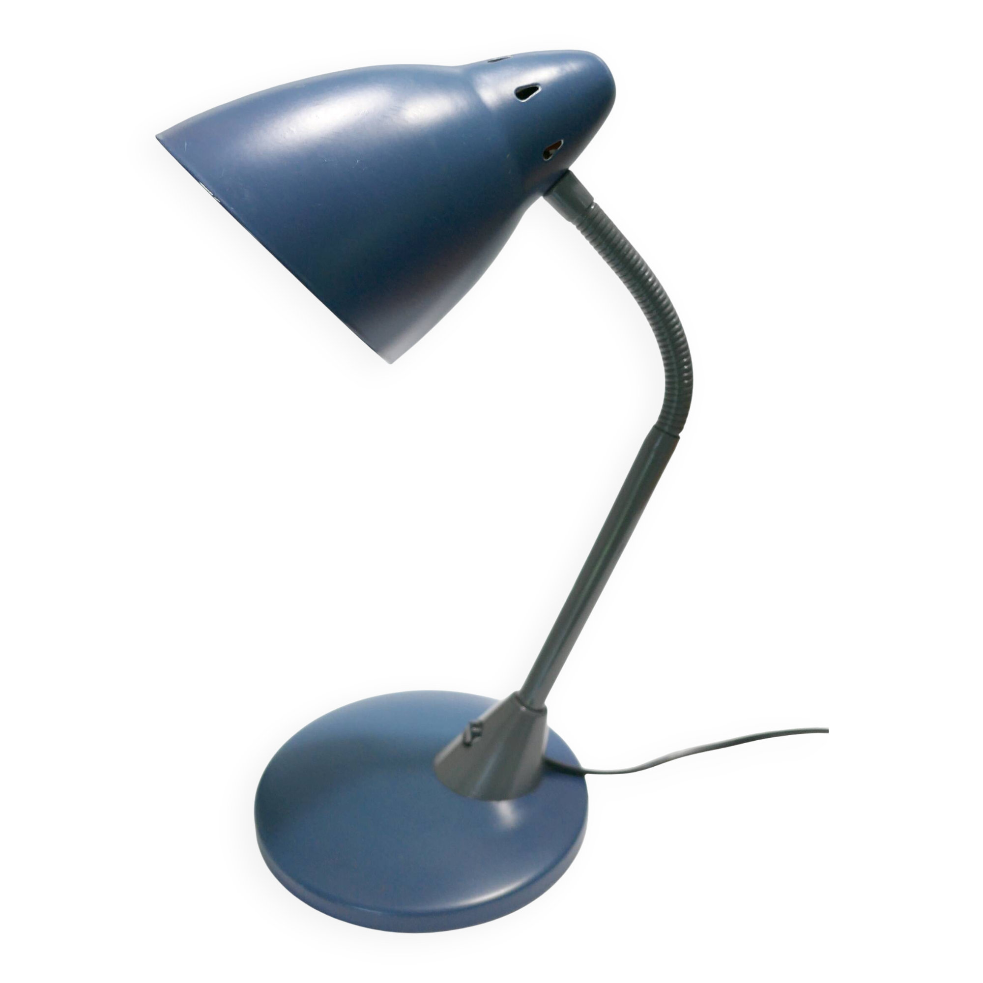 Large F Line Brooklyn blue and gray desk lamp 1996