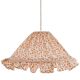 Suspension conique avec volant Emilia "fleurettes"