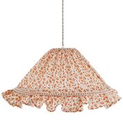 Suspension conique avec volant Emilia "fleurettes"