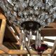 Balloon chandelier with pendants, early 20th century