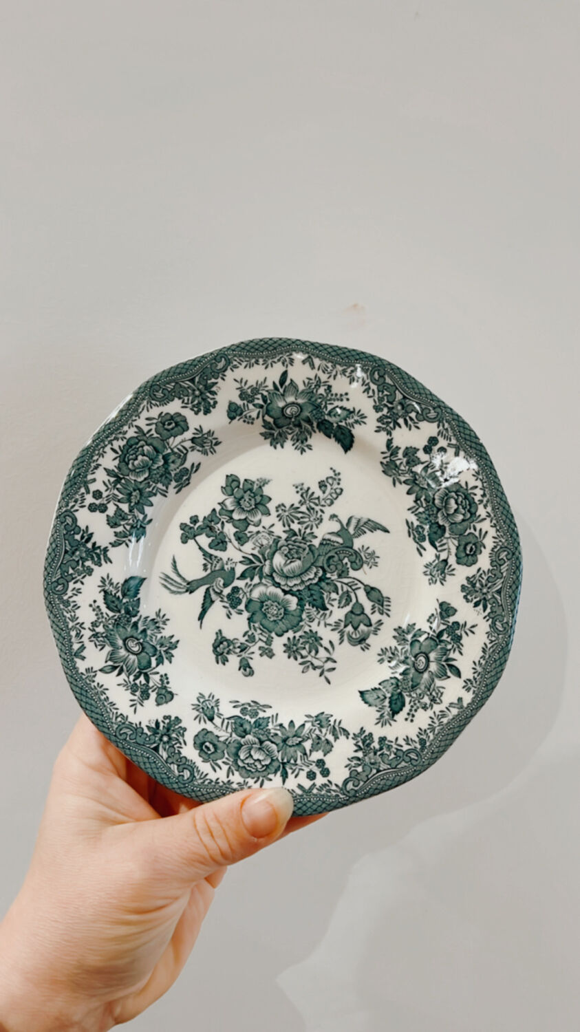 Vintage dessert plates English porcelain