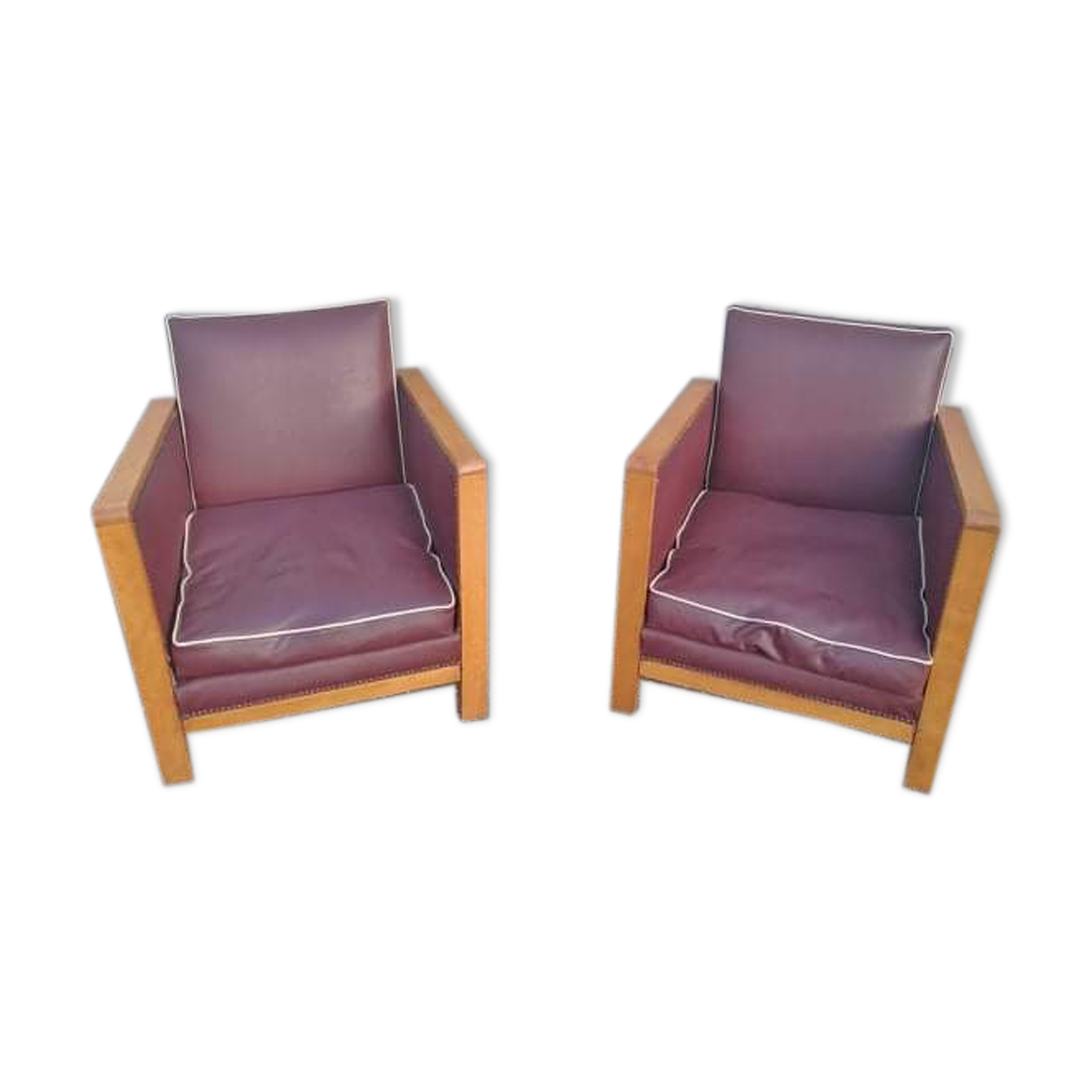 Paire de 2 fauteuil art deco