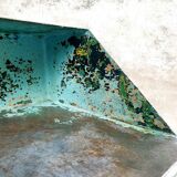 Old cabinet iron sideboard blue