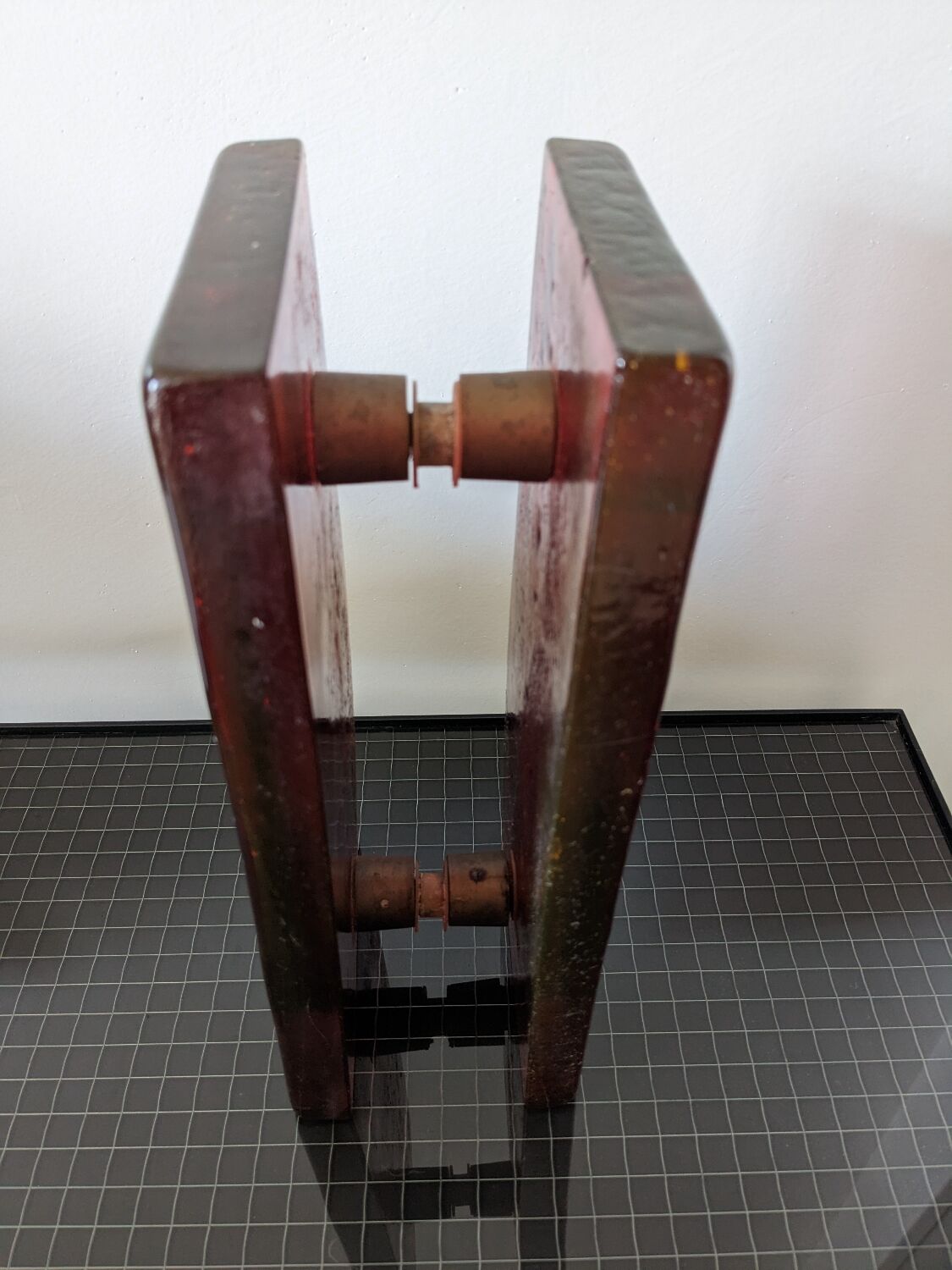 Murano glass door cuff 70s