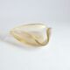 Triangular gold flecked Murano glass vide-poche bowl, Italy 1970s.