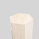 Vintage Travertine Pedestal, 1980s.