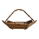 Vintage wooden and bamboo fruit basket