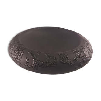 vintage black ceramic pocket cup 1980 Jacques Molin