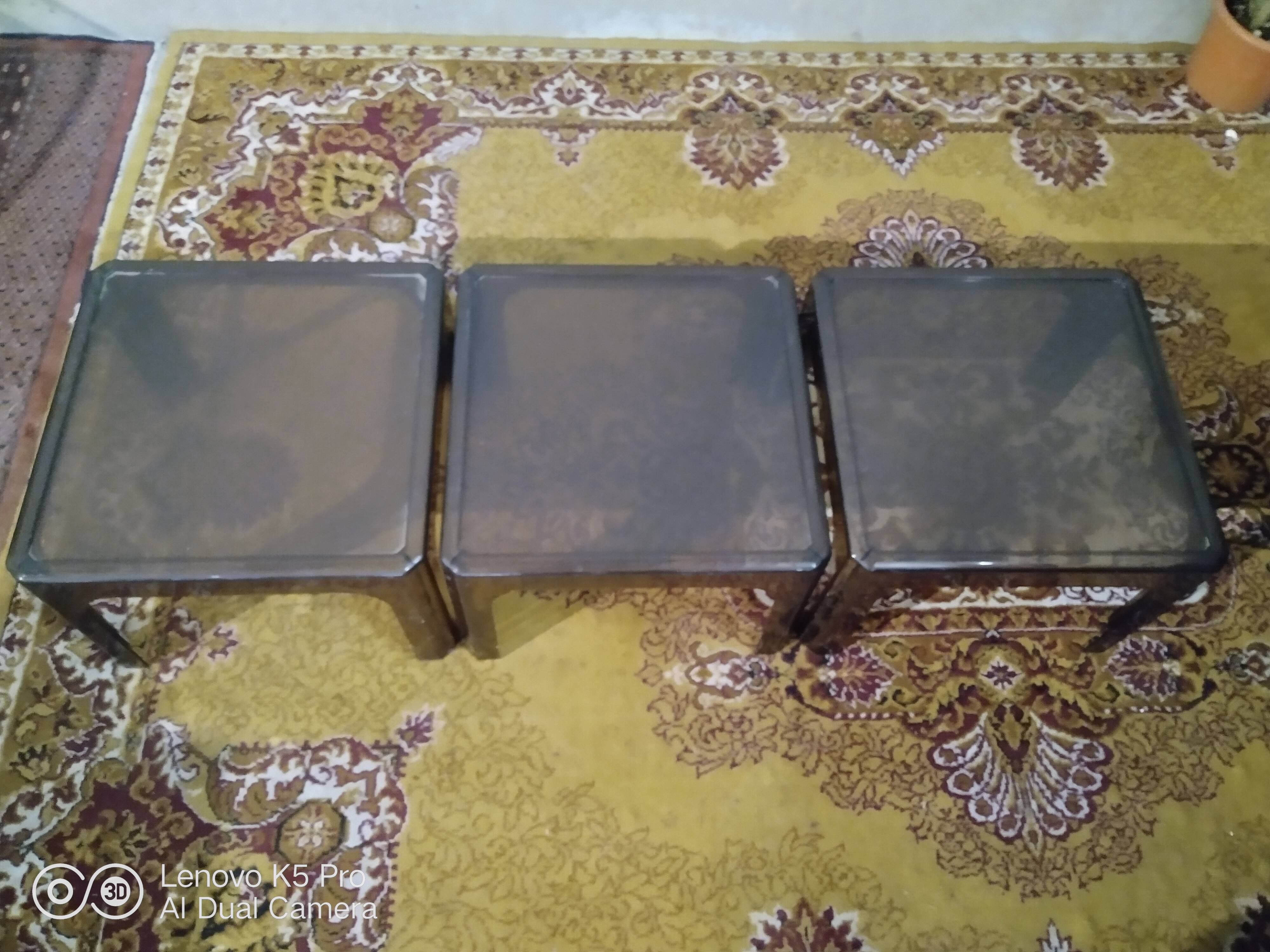 Vintage Plexiglas coffee tables