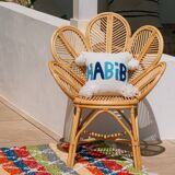 Recycled cotton handmade rug - Reversible - Multicolor