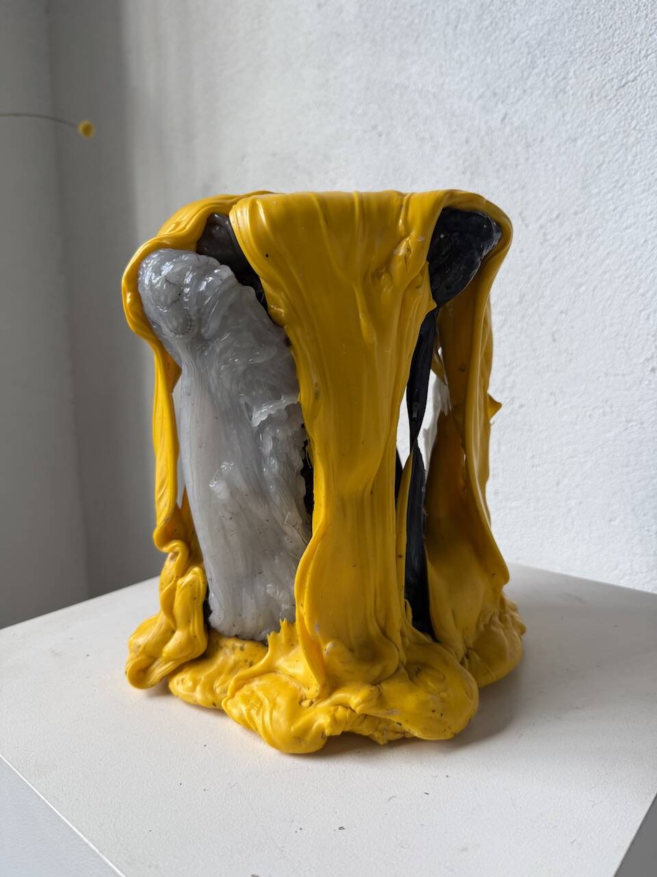 Resin fish sculpture