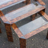 Hollywood Regency pull-out tables