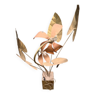 Brass floor lamp