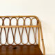 Vintage rattan wall shelf