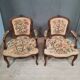 Paire de canriolet de style Louis XV