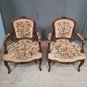 Paire de canriolet de style Louis XV