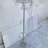Porte manteau perroquet en fer forgé vintage