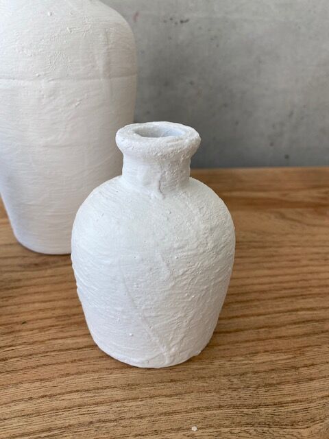 Set of 3 sandstone vases