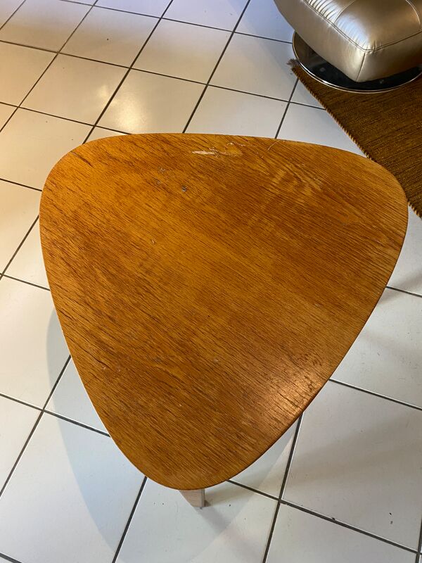 Table appoint hugues steiner 1950 bow-wood