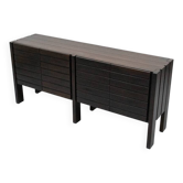 Iroko wood sideboard Maison Regain