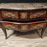 Dresser in marquetry style Louis XV