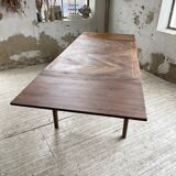 19th century oak farmhouse table 270cm with extensions