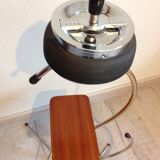 Ashtray pusher on foot with tablet / vintage 60s