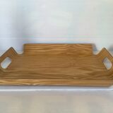 Curved wooden tray