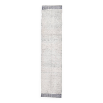 2x10 Soft Pastel Blue Vintage Runner Rug, 68x302Cm