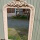 Antique carved wooden mirror