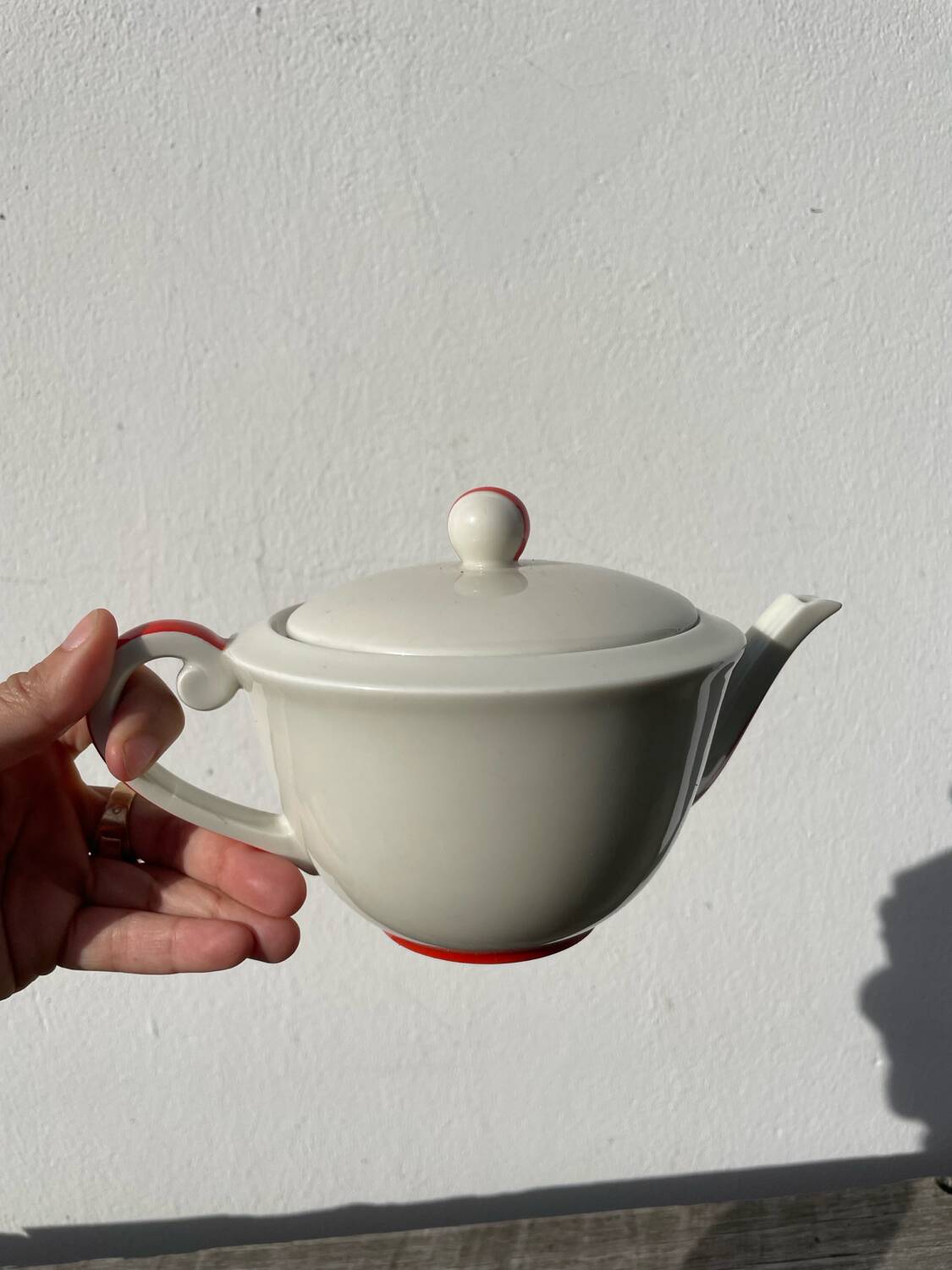 Limoges porcelain teapot 1970