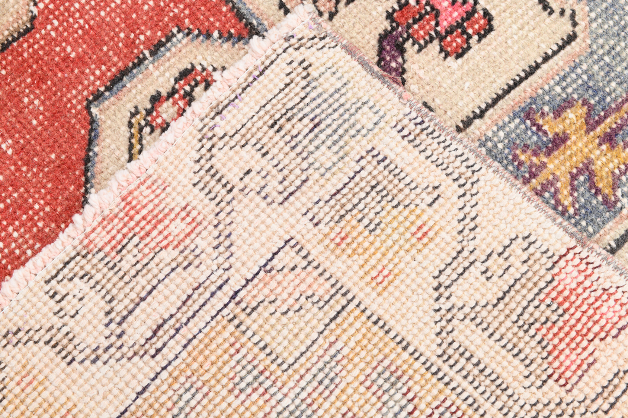 4x7 classic red vintage rug, 126x227cm