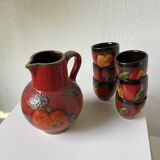 Scheurich German ceramic lemonade set