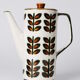 Coffee Set 1966 Rambouillet  Boch Freres S.A. , Set: 6 big plates 6 small plates, 5 cups, sugar pot,