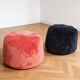 Pair of designer poufs La Cividina