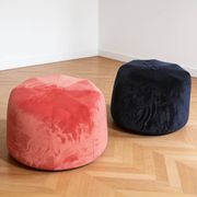 Pair of designer poufs La Cividina
